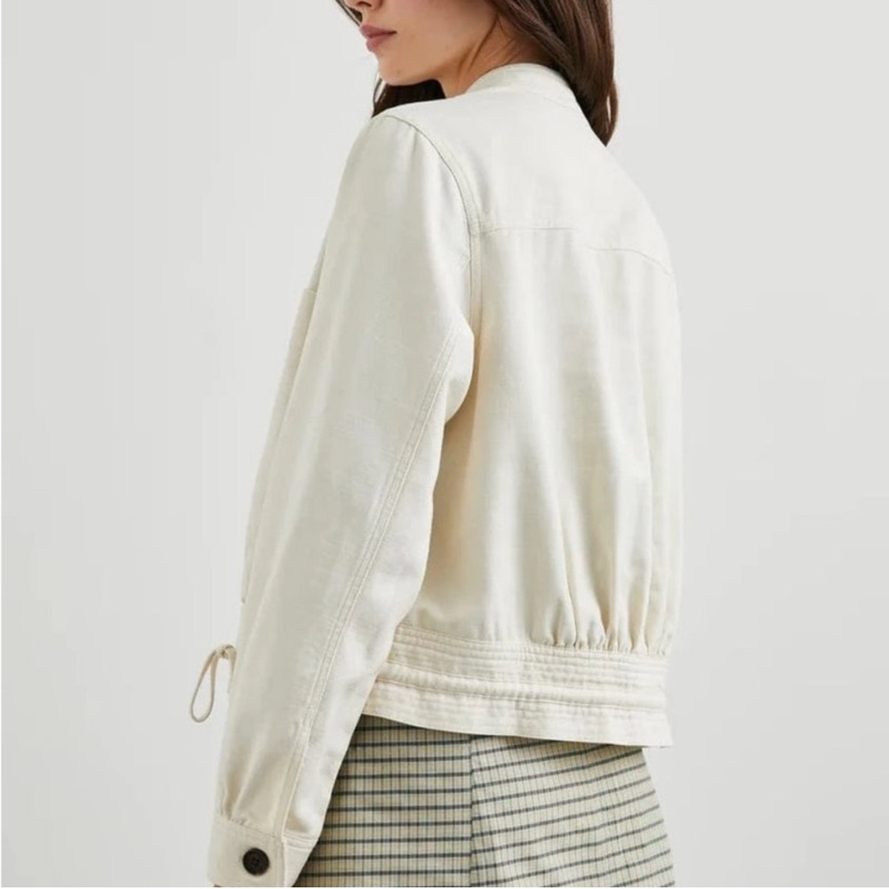 Rails Alma Cotton Blend Jacket in Stone White - Picture 11 of 16